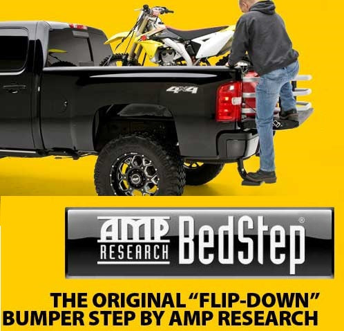 Amp Research BedStep® Power Retractable Bumper Steps
