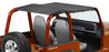 Pavement Ends-41524-15-Jeep YJ Soft Top Sun Cap Plus 92-95 Jeep Wrangler YJ Vinyl Black Denim Pavement Ends By Bestop-AutoAccessoriesGuru.com