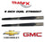 TrailFX® A1528S 4" Oval Straight STAINLESS Step Bars | 07-19 GMC Sierra EXTENDED Cab