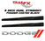 TrailFX® A1537B 4" BLACK Oval Step Bars | 09-18 Dodge Ram CREW CAB
