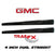 TrailFX® A1529B 4" BLACK Oval Step Bars | 07-18 GMC Sierra Regular Cab