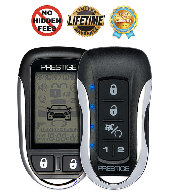 Prestige PE1M2LCDZ/APSRS Remote Car Starter 5-Button 2-Way LCD Confirming OVER 1 MILE RANGE Installation Included Grand Rapids, MI