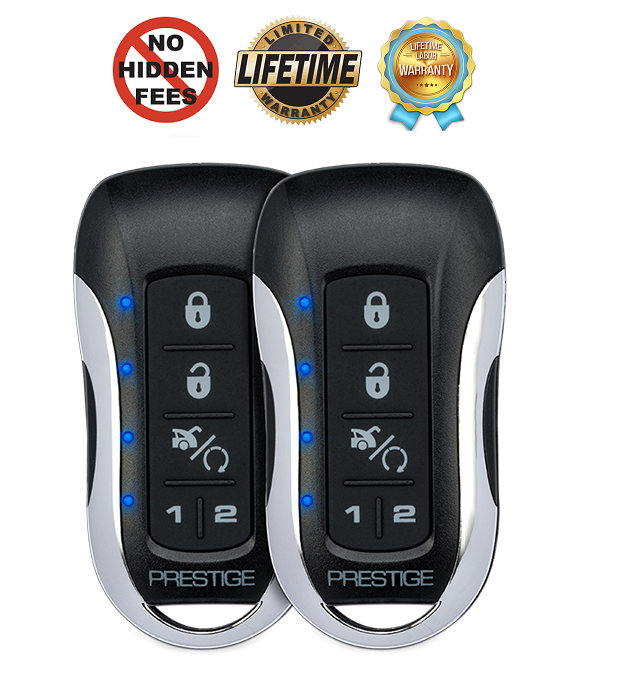 Prestige PE1M2LEDZ/APSRS Remote Car Starter 5-Button 2-Way LED Confirming OVER 1 MILE RANGE Installation Included Grand Rapids, MI